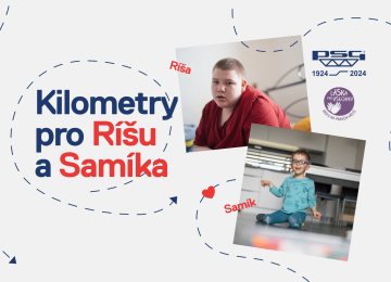 Darujeme 100 000 korun Ríšovi a Samíkovi