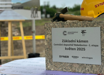 Zahájili jsme stavbu centrálního depozitáře v Rebešovicích