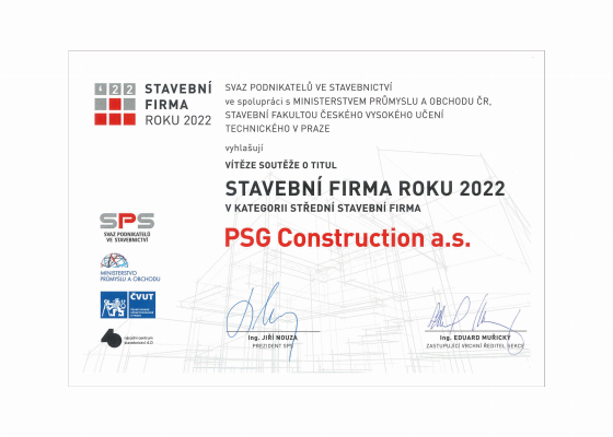 Stavební firma roku 2022