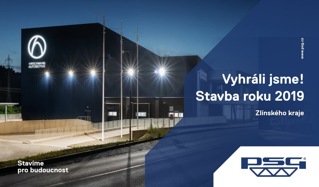 Hirschmann stavba roku Zlínského kraje 2019